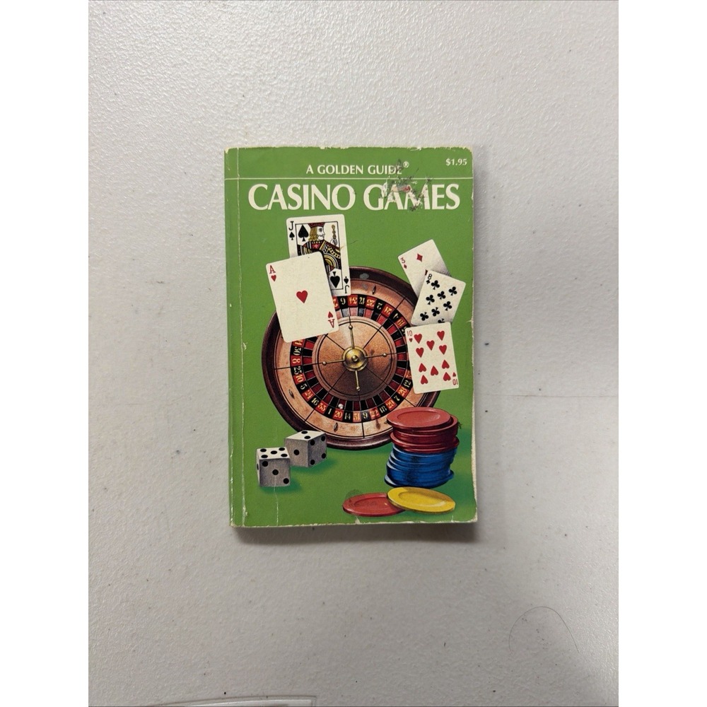 Vintage Paperback Golden Guide Casino Games 1973 Excellent Condition